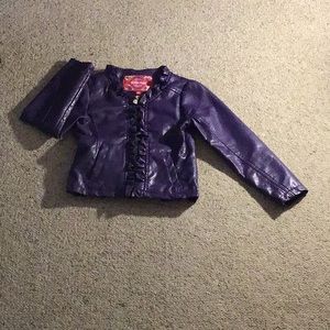 Kids leather jacket